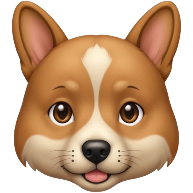 dog with ear piercing  emoji