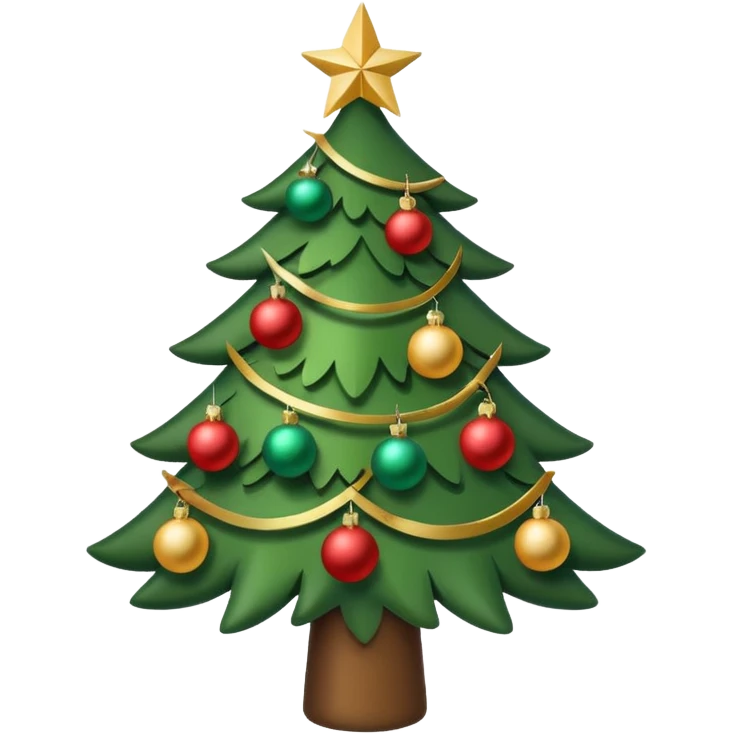 Christmas tree emoji