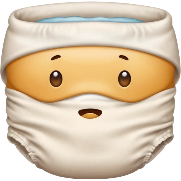 Uma fralda cagada emoji