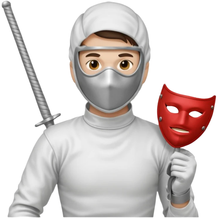 fencing man emoji
