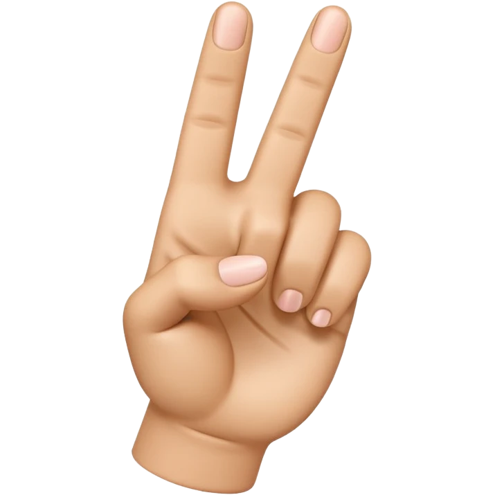 Please create a 3D emoji that shows the number 1 using fingers. I’d like it to resemble the iPhone emoji style!" emoji