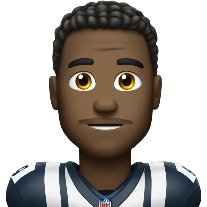 Football player with snake face emoji