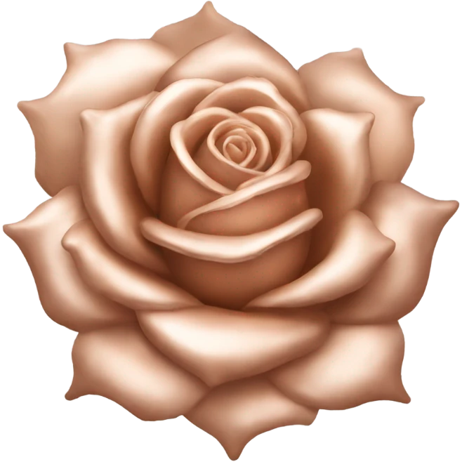 Rose gold bengala emoji