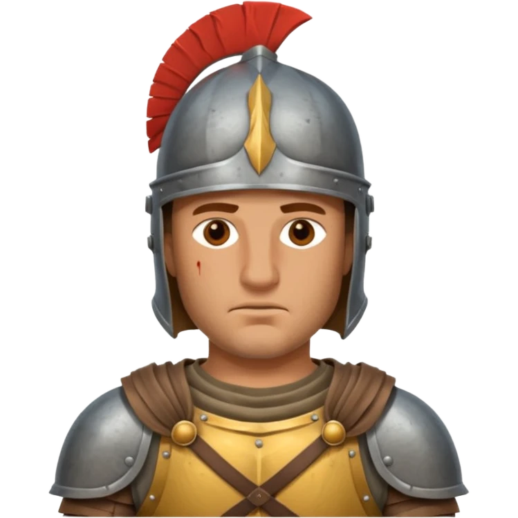 roman knight tired emoji