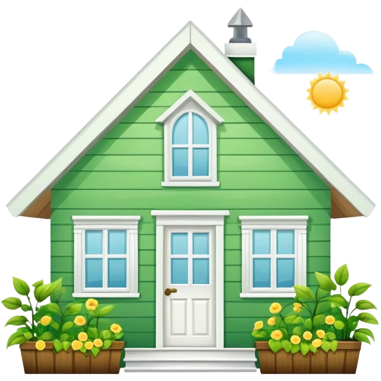 Green house  emoji