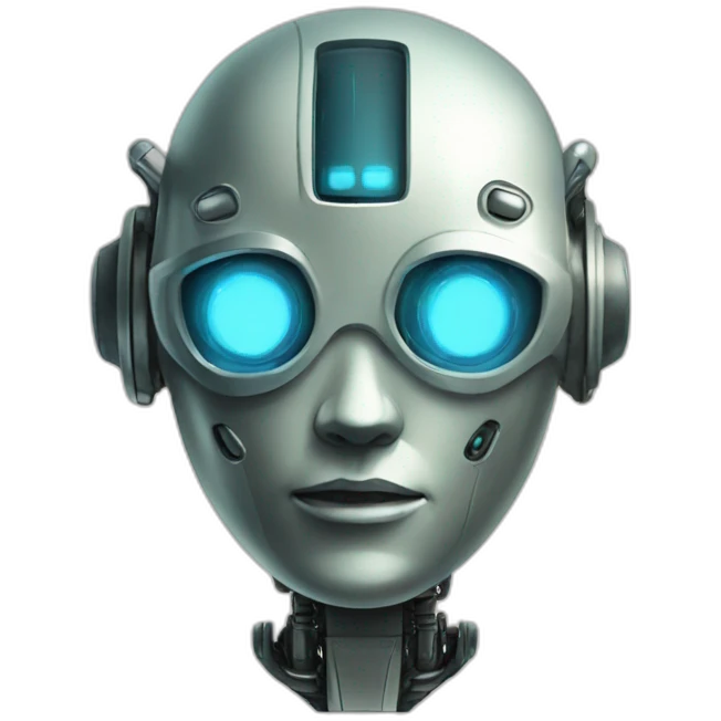 Sci-fi robot 50s emoji