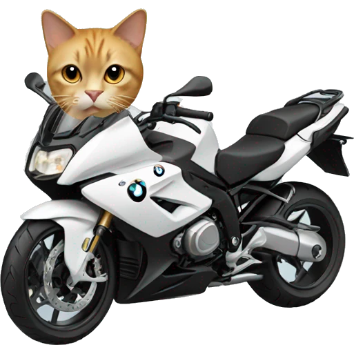 cat driving bmw  emoji