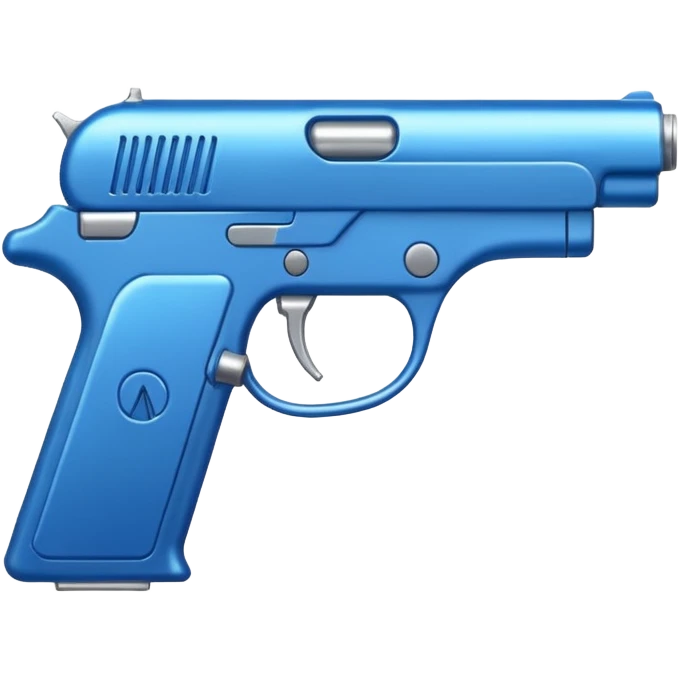 Blue gun emoji