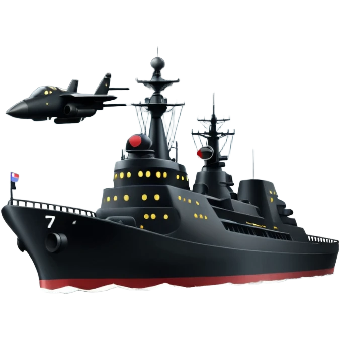 generate an ultra realistic shadow Russian fleet emoji