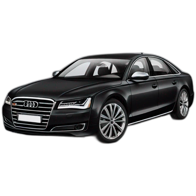 AUDI A8 black emoji