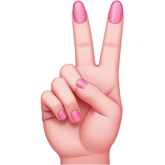 pink middle finger emoji