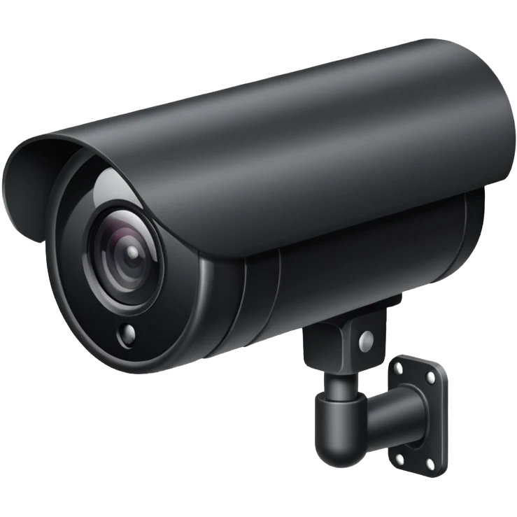 Cctv camera facing 10 o clock position  emoji