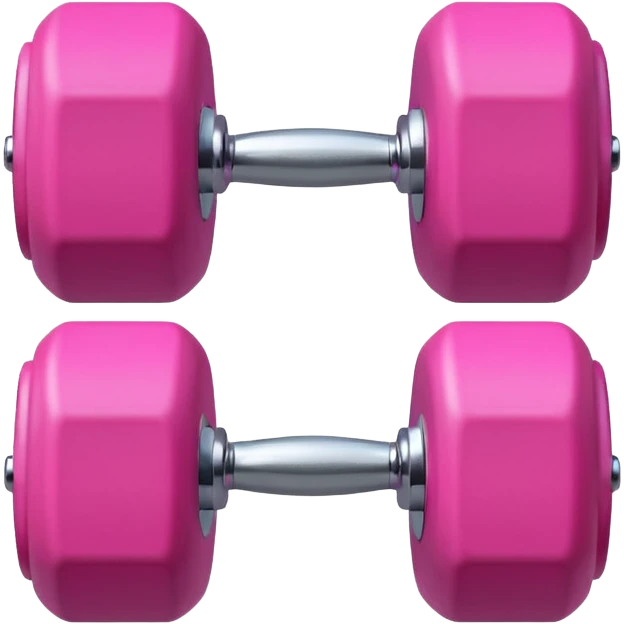 pink mini dumbbell emoji