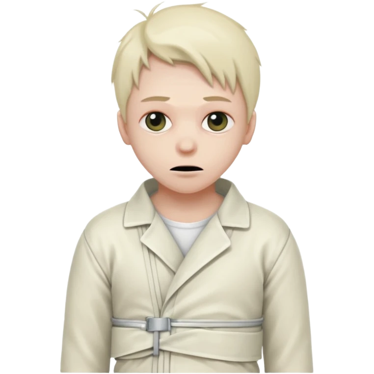 Пациент психиатрической больницы в смирительной рубашке emoji