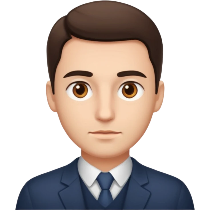 persona masculina con suerte enfocada en verse bien  emoji