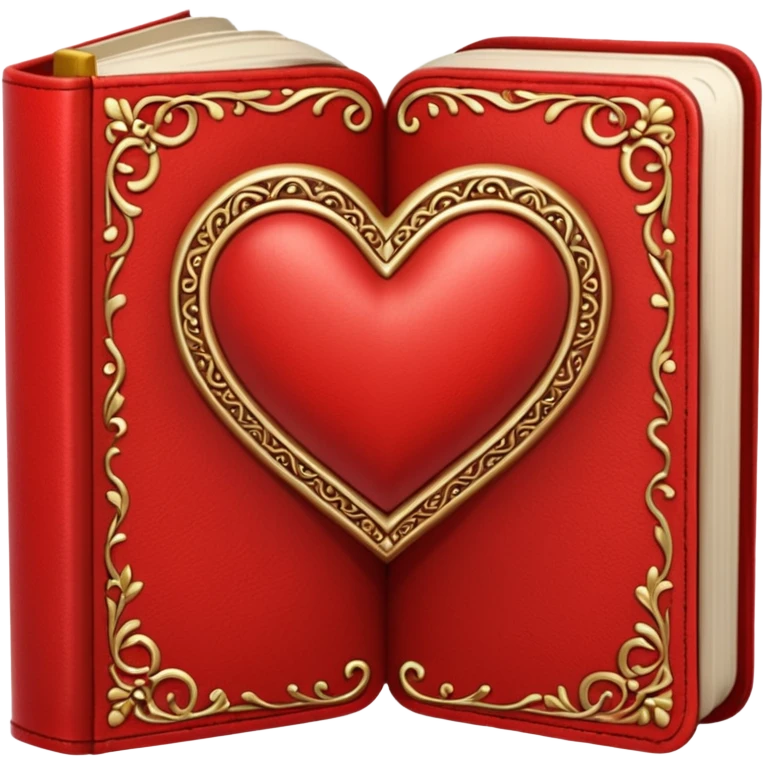 heart-shaped book emoji
