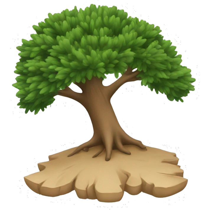  emoji of the cedar tree that is on the lebanese flag in black emoji
