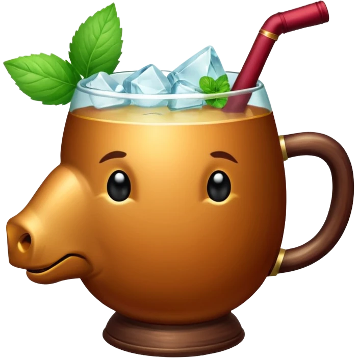 Wine mule emoji