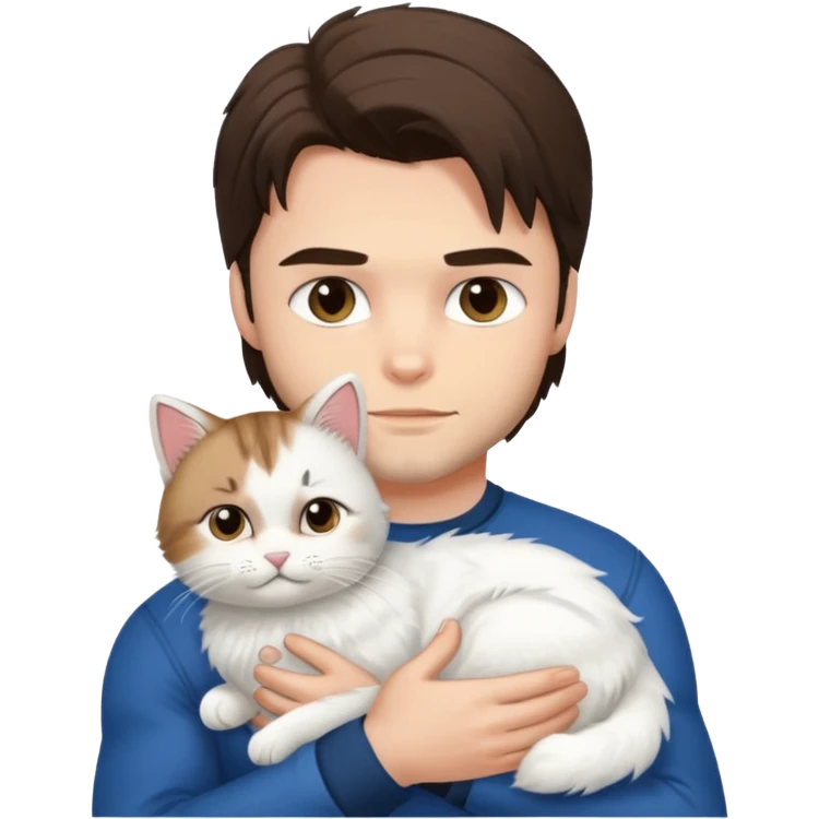 Bucky Barnes and alpine the cat emoji