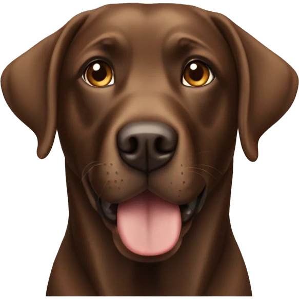 Brown Labrador  emoji