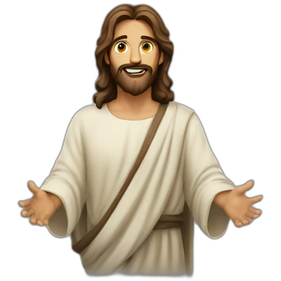 Jesus defeated the devil emoji