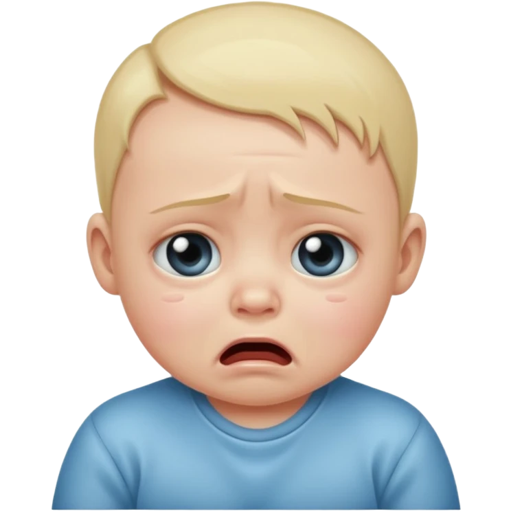 Baby crying emoji