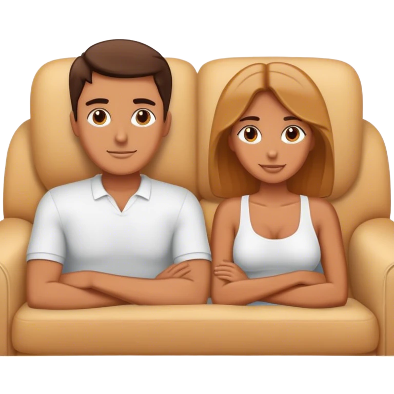 Couple on couch emoji
