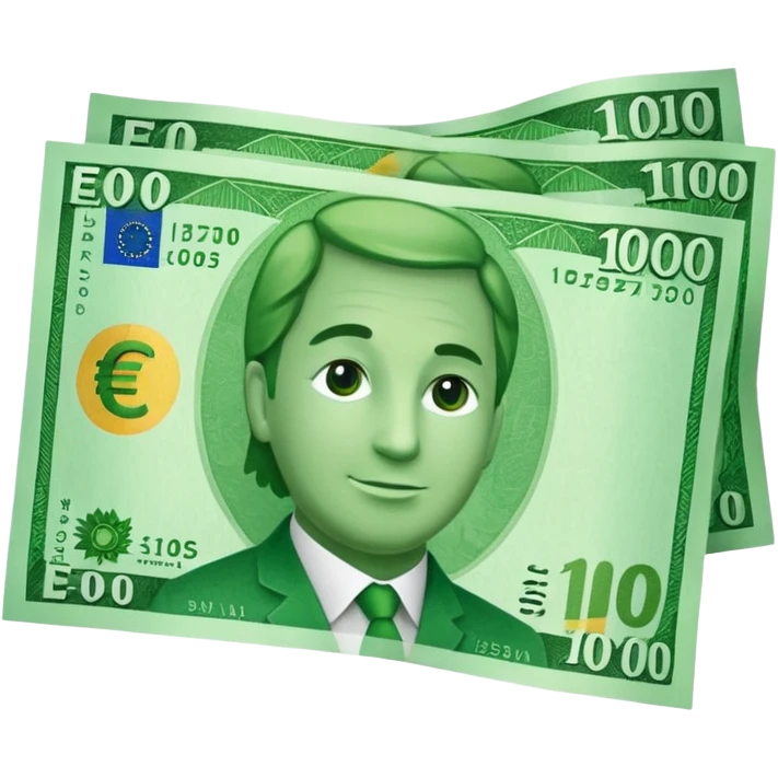 banconota euro emoji