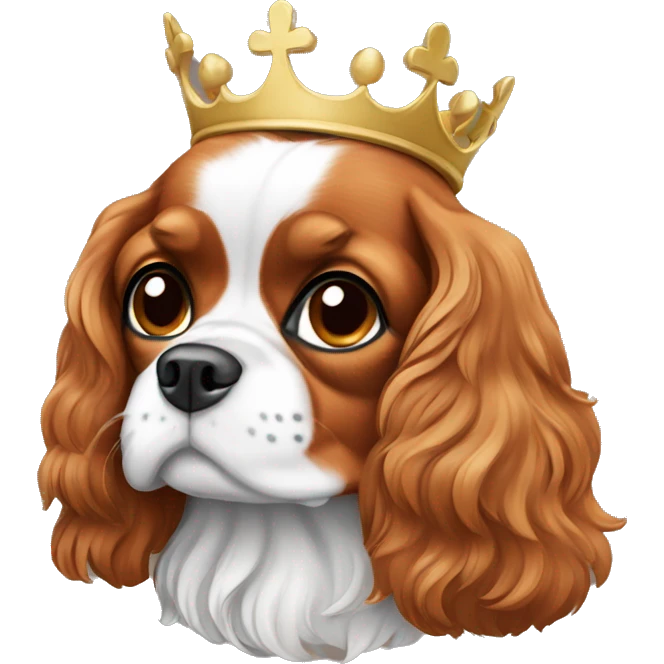 king charles cavalier dog emoji