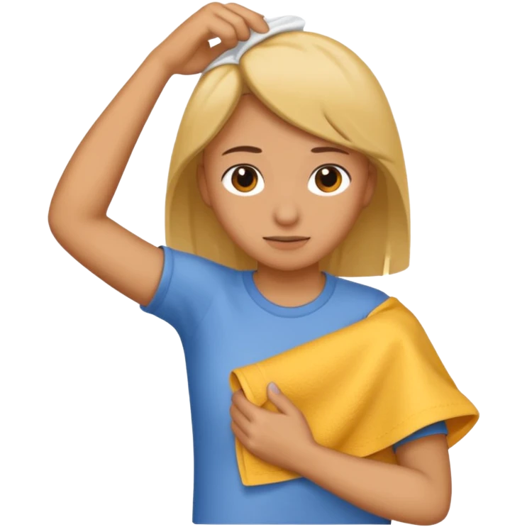 Wiping off my shoukder emoji