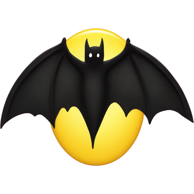 Batman logo emoji