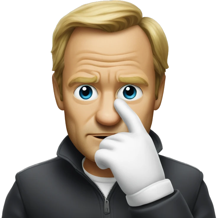 donald tusk wearing gloves emoji