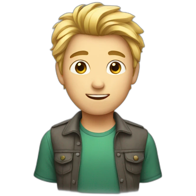 boy with fair hair emoji