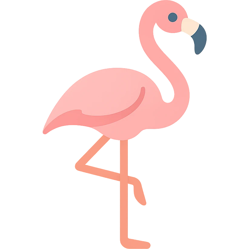 flamingo emoji