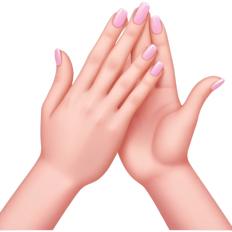 2 hands interlocking pinky’s emoji