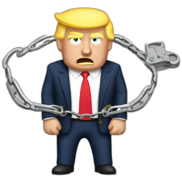 trump-in-handcuffs emoji