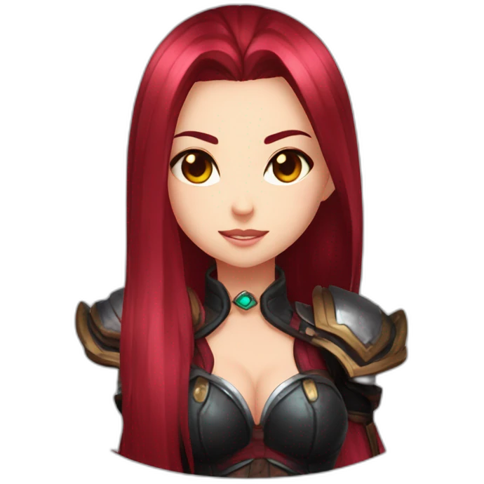 Katarina league of legends sorry sfw emoji
