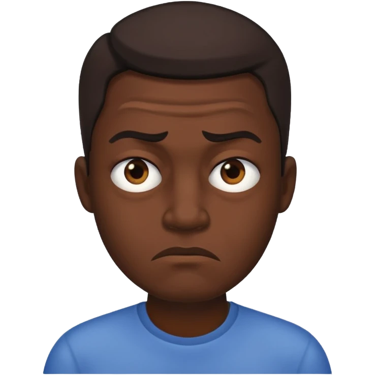 Quero que esse emoji tenha a expressão de nojo 🙎🏾‍♂️ emoji