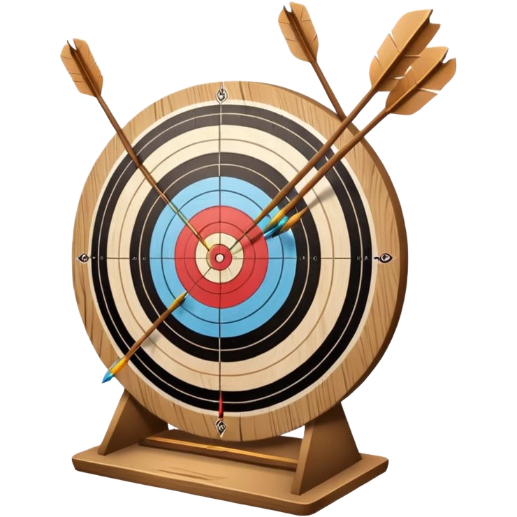 Archery board with arrows emoji