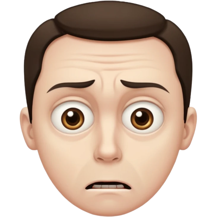 scared man emoji