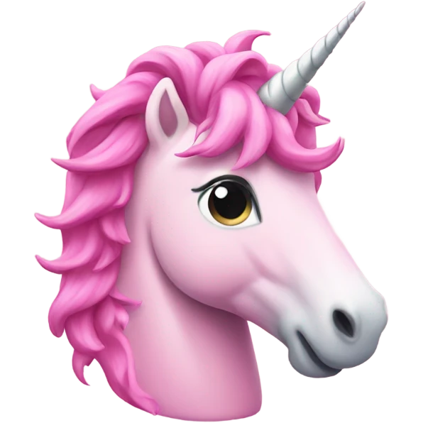 Pink unicorn  emoji