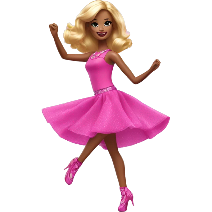 Barbie dancing emoji