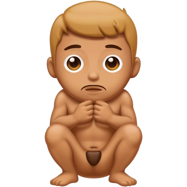 man pooping emoji