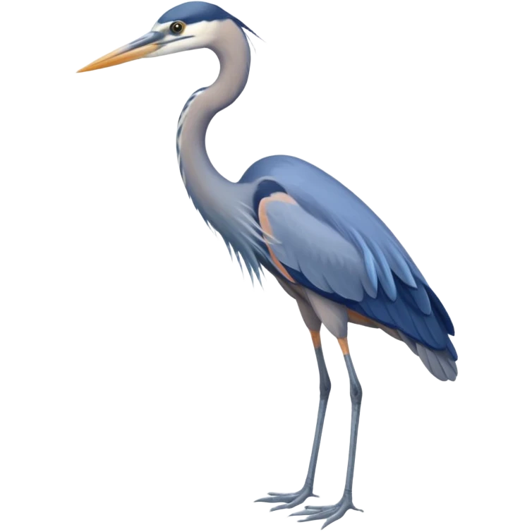 Blue heron emoji