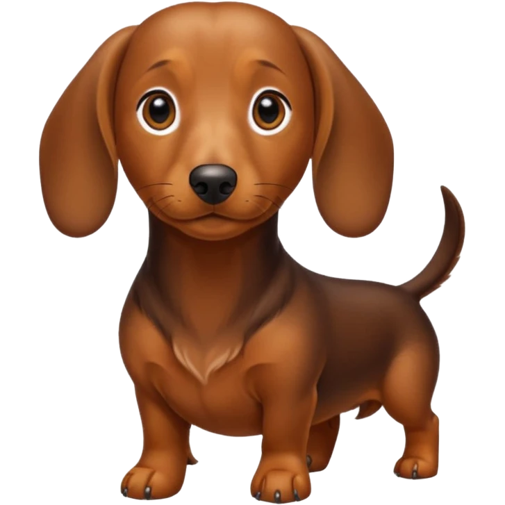 Perro salchicha emoji