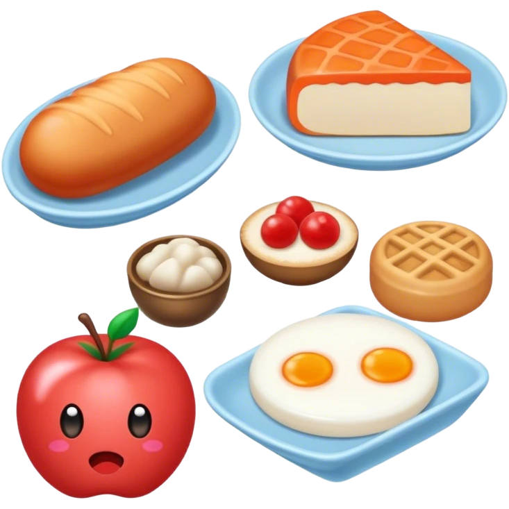 떡볶이, 튀김, 핫도그 emoji