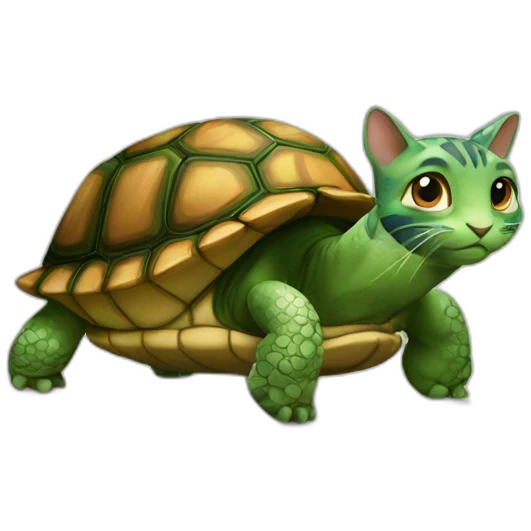 Tortle and cat emoji