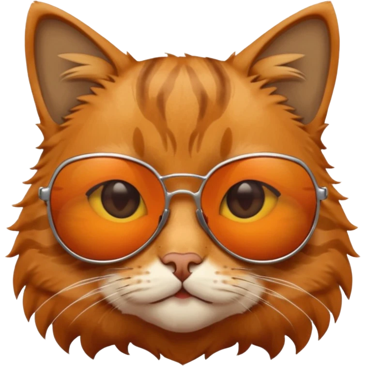 Cat wearing sunglasses emoji
