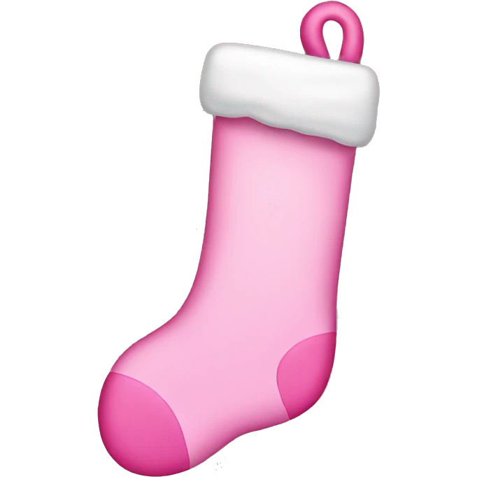 Pink stocking  emoji