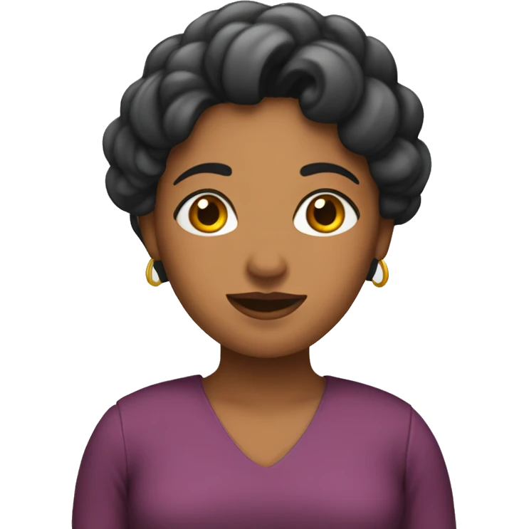 Mujer enojada  emoji